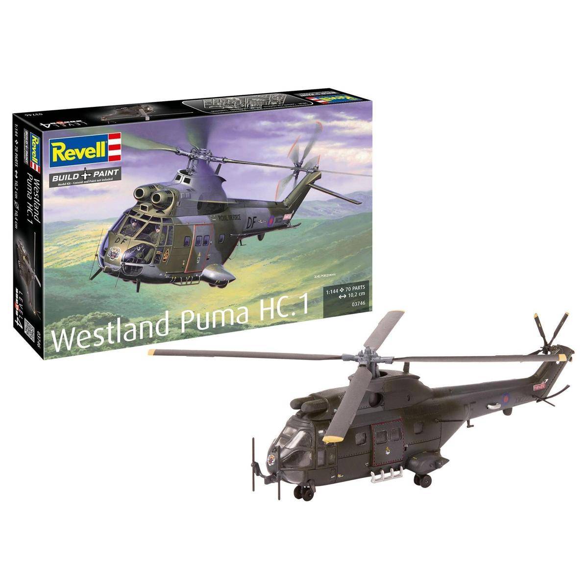 Westland Puma HC.1 Modellbausatz (1:144): RAF-Klassiker aus der Cold-War-Ära