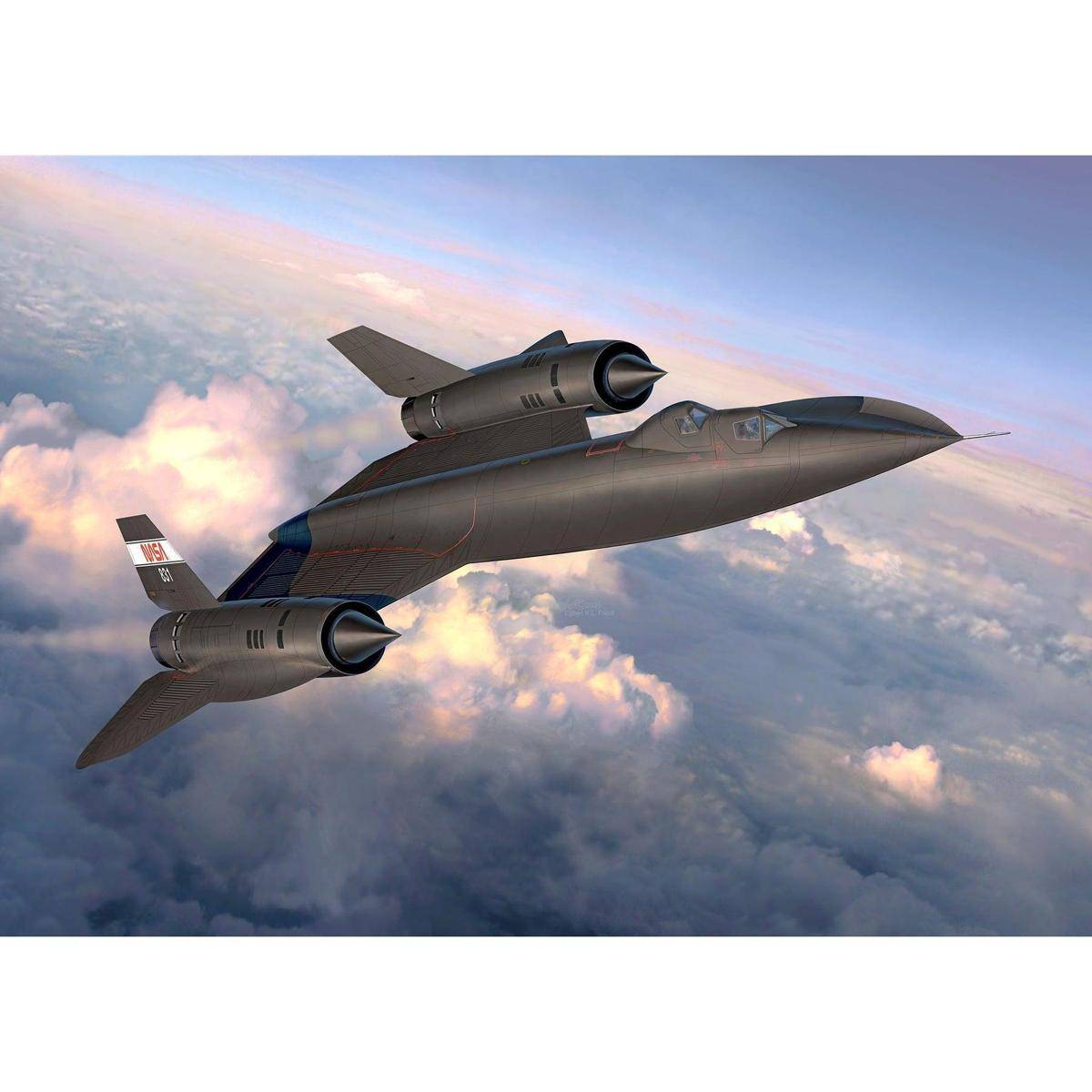 Lockheed SR-71B Blackbird Modellbausatz – Trainingsversion im Maßstab 1:48