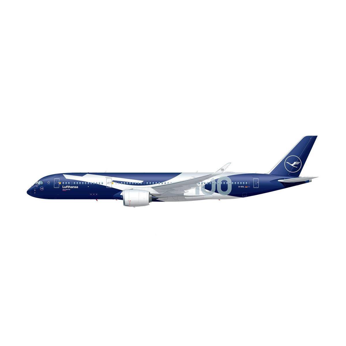 A350-900 Lufthansa 100 Jahre – Geschenkset