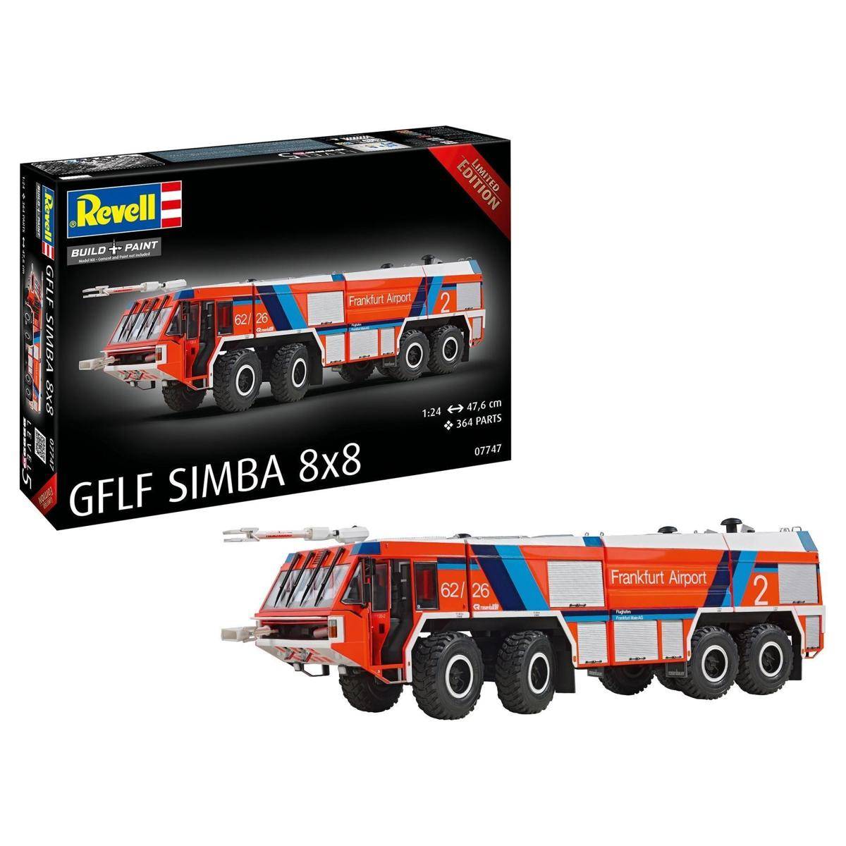 GFLF Simba 8x8 Modellbausatz: Flughafenlöschfahrzeug 1:24