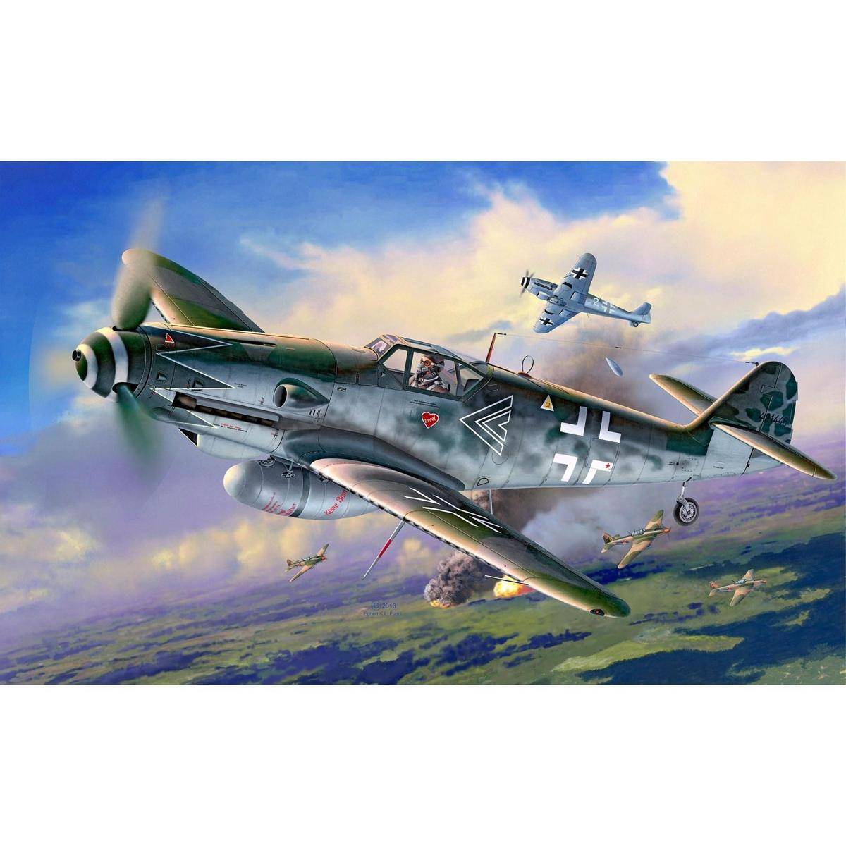 Model Set Messerschmitt Bf109G-10 Erla
