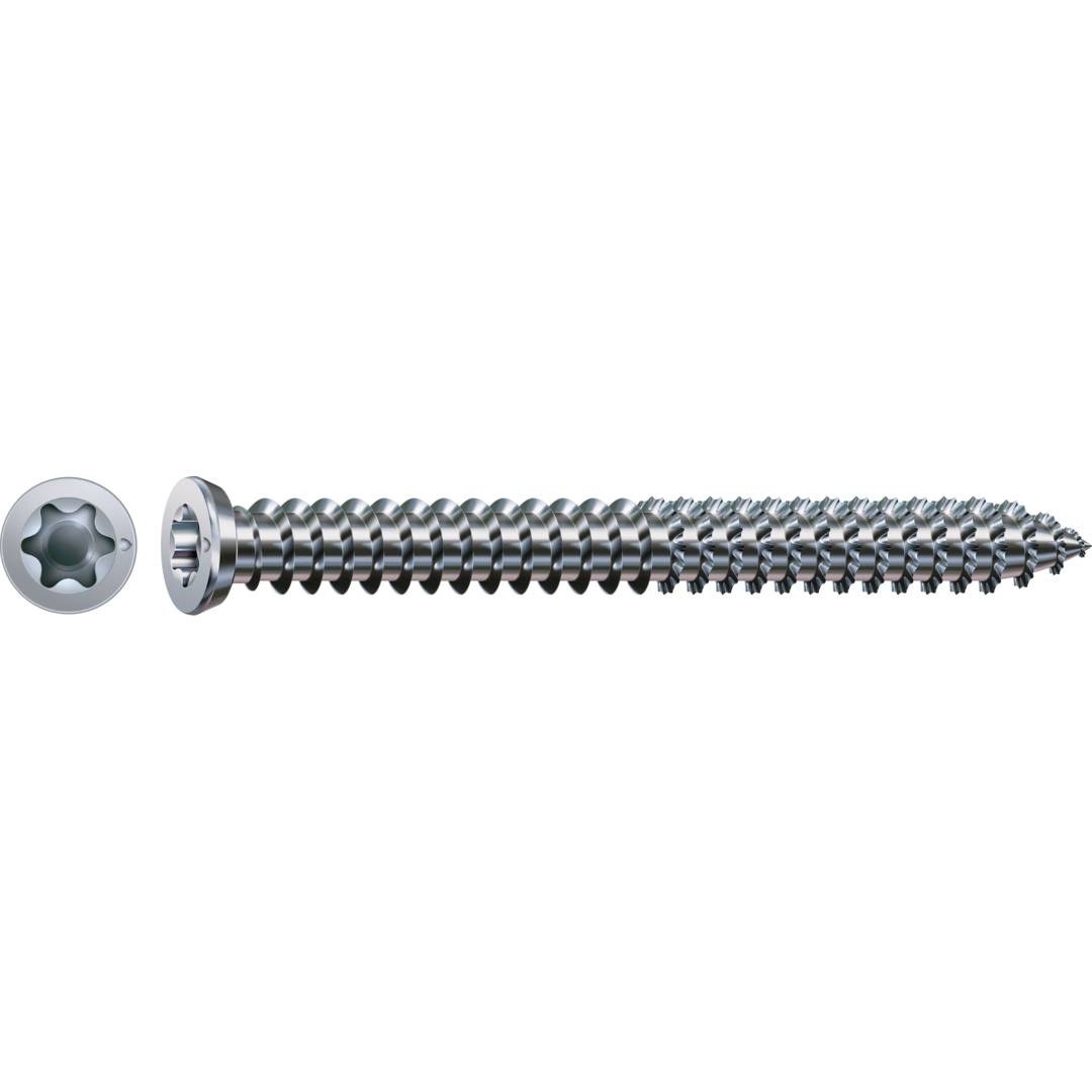 SPAX-RA Fensterrahmenschrauben - WIROX - Flachsenkkopf TX 30 - 7,5x60 mm - Vollgewinde