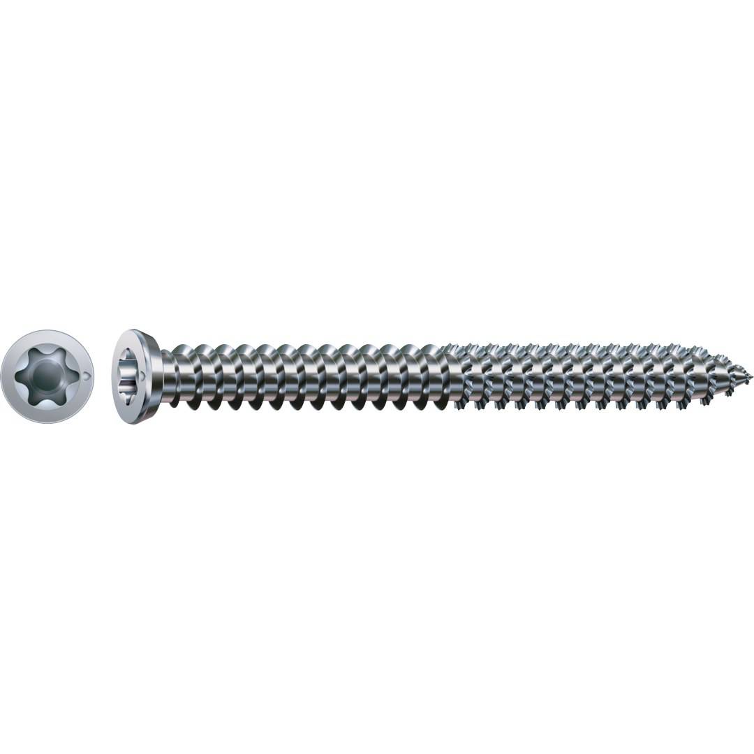 SPAX-RA Fensterrahmenschrauben - WIROX - Flachsenkkopf TX 30 - 7,5x60 mm - Vollgewinde