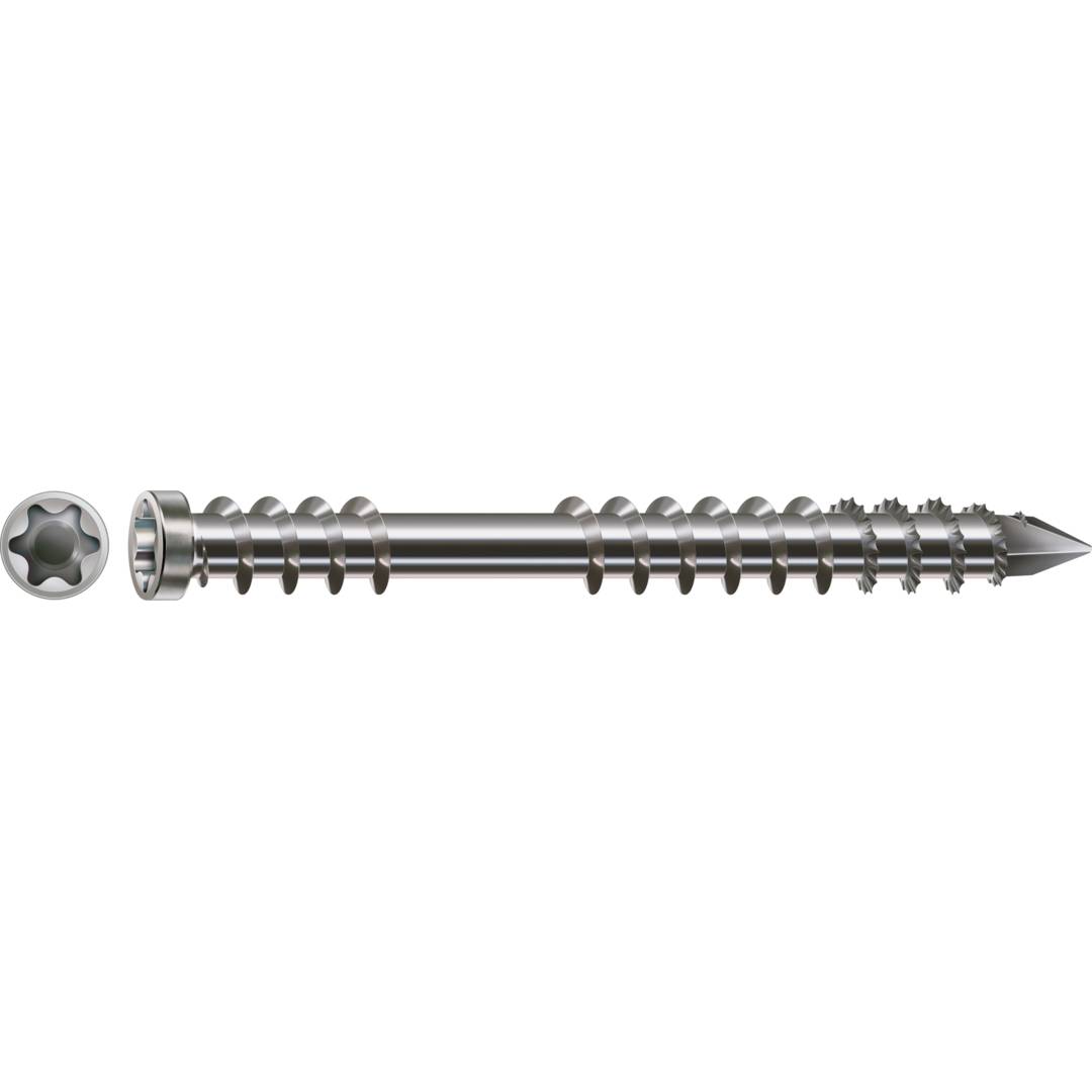 SPAX Terrassenschrauben - Edelstahl A2 - 5,0x60 TX 25 - Großpackung