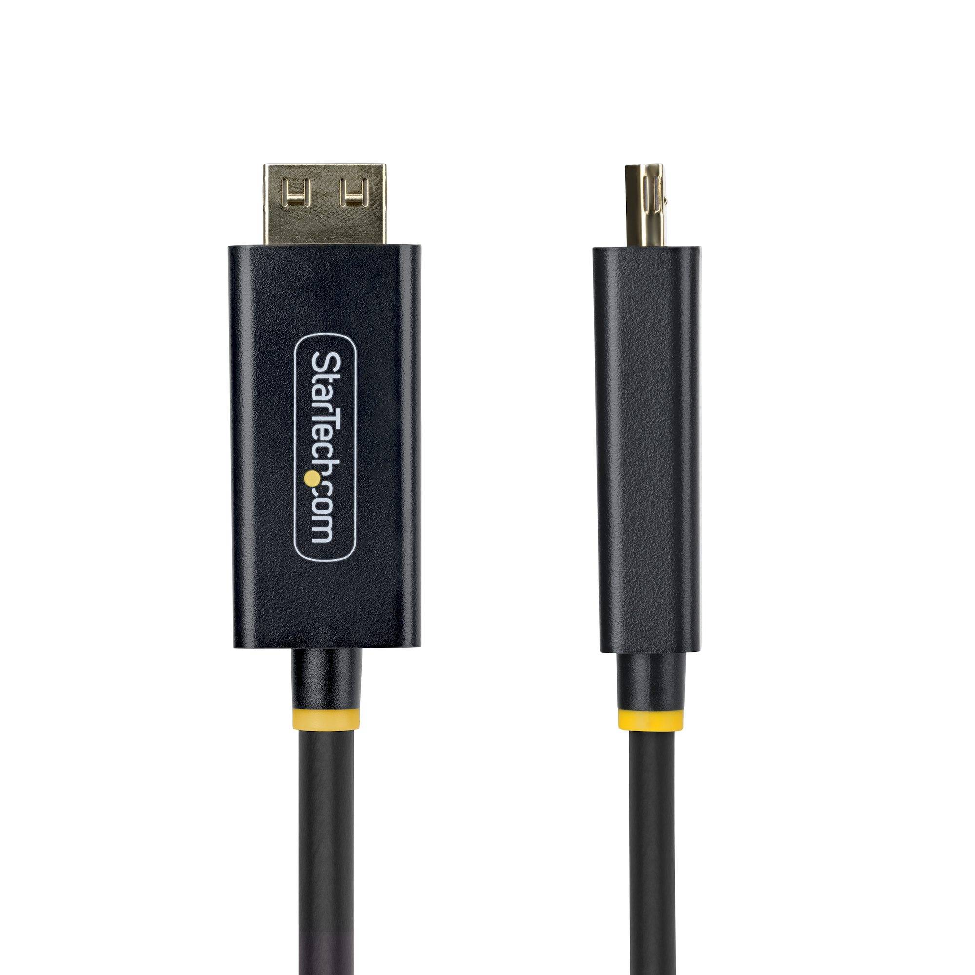 StarTech.com USB-Adapterkabel mit einem USB-A-Stecker in voller Größe auf der einen Seite und einem Anschluss für kleine Geräte auf der anderen Seite.