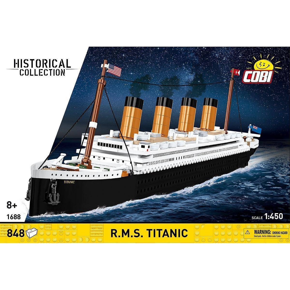 RMS Titanic 1:450 Baustein-Set (848 Teile)