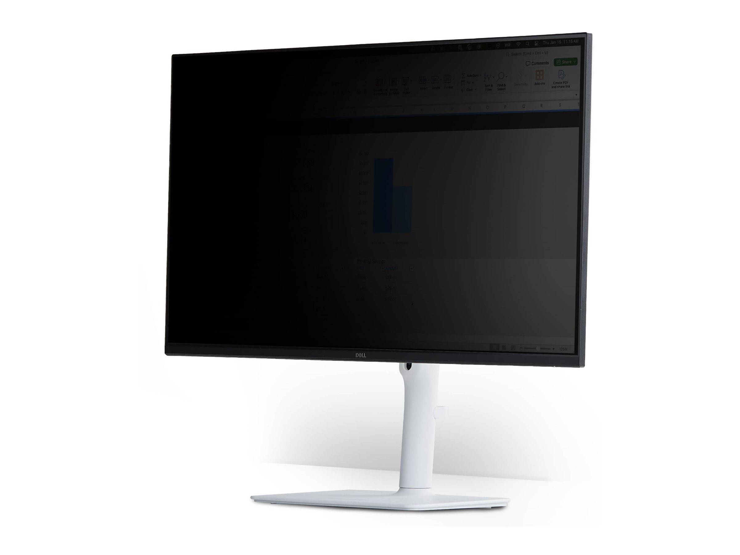StarTech.com Magnetischer Monitor Privacy Screen für 23 Zoll 16:9 Widescreen, abnehmbarer Blickschutzfilter, Anti-Glare/Glossy, Blaulichtfilter