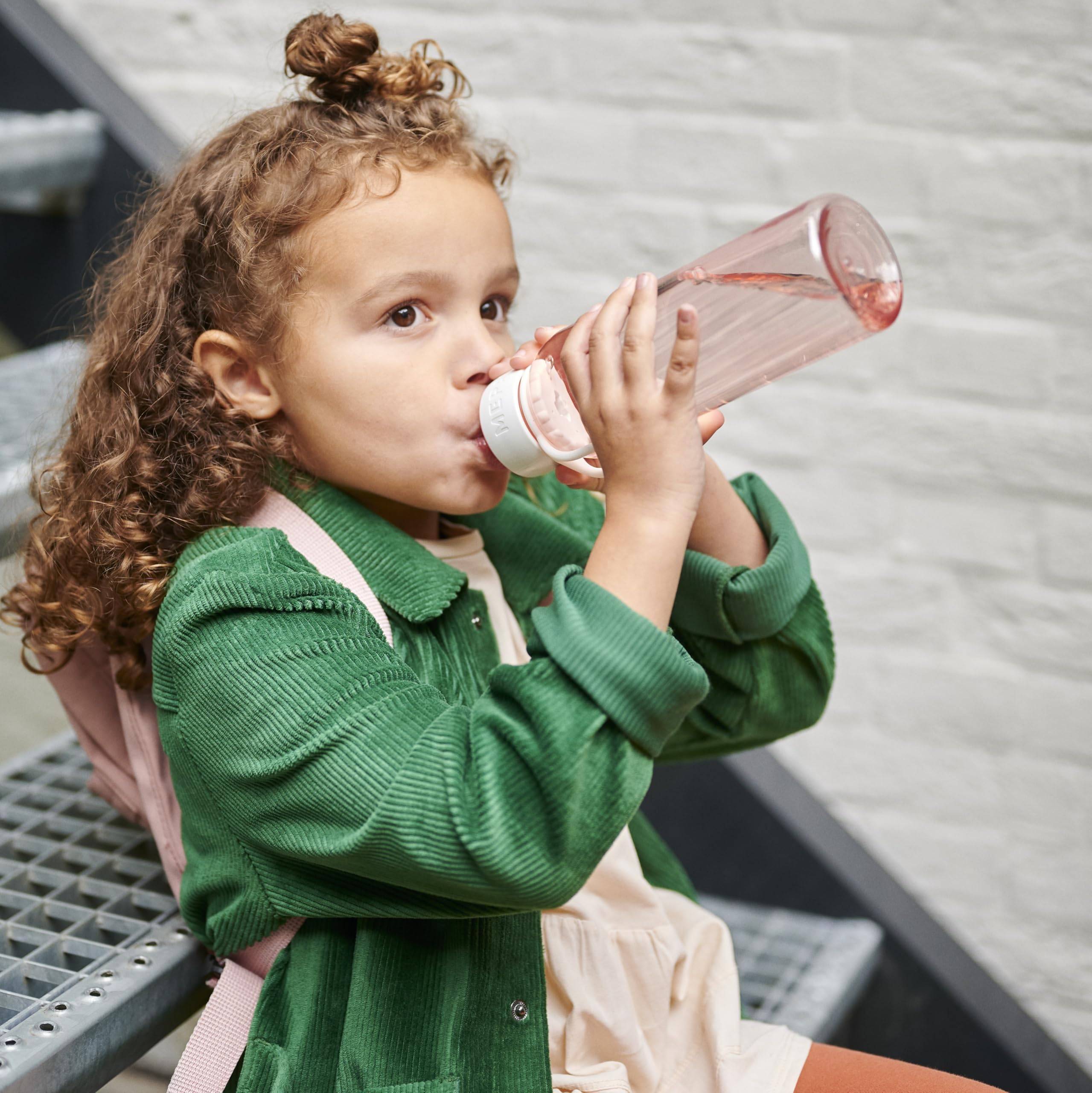 Mepal - Wasserflasche Pop-Up Campus - Auslaufsichere Trinkflasche für Schule & Unterwegs - Transparente Trinkbecher - BPA-frei & Spülmaschinenfest