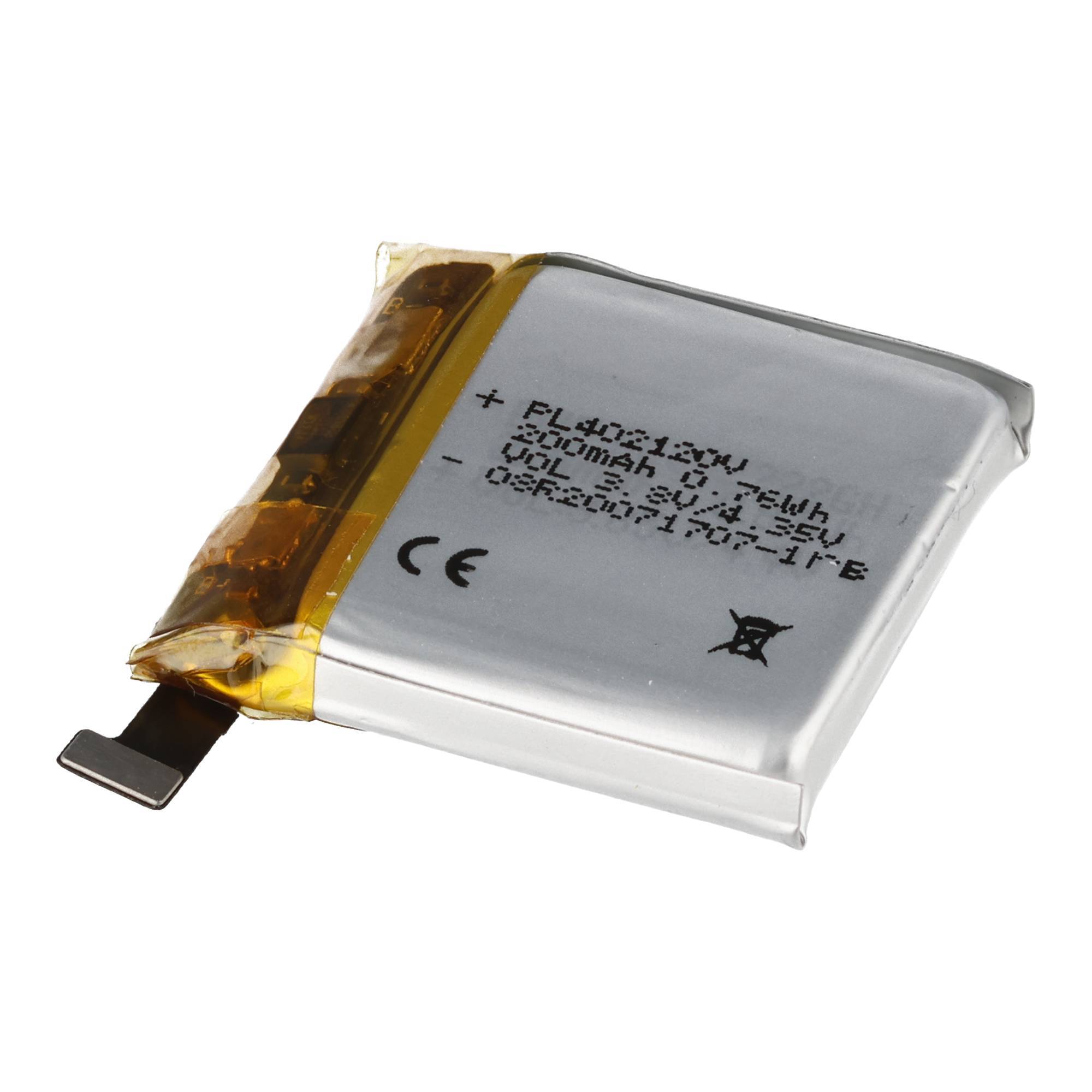 Akku passend für Amaz Bip, A1608, Li-Polymer, 3,8V, 200mAh, 0,76Wh, ohne Werkzeug