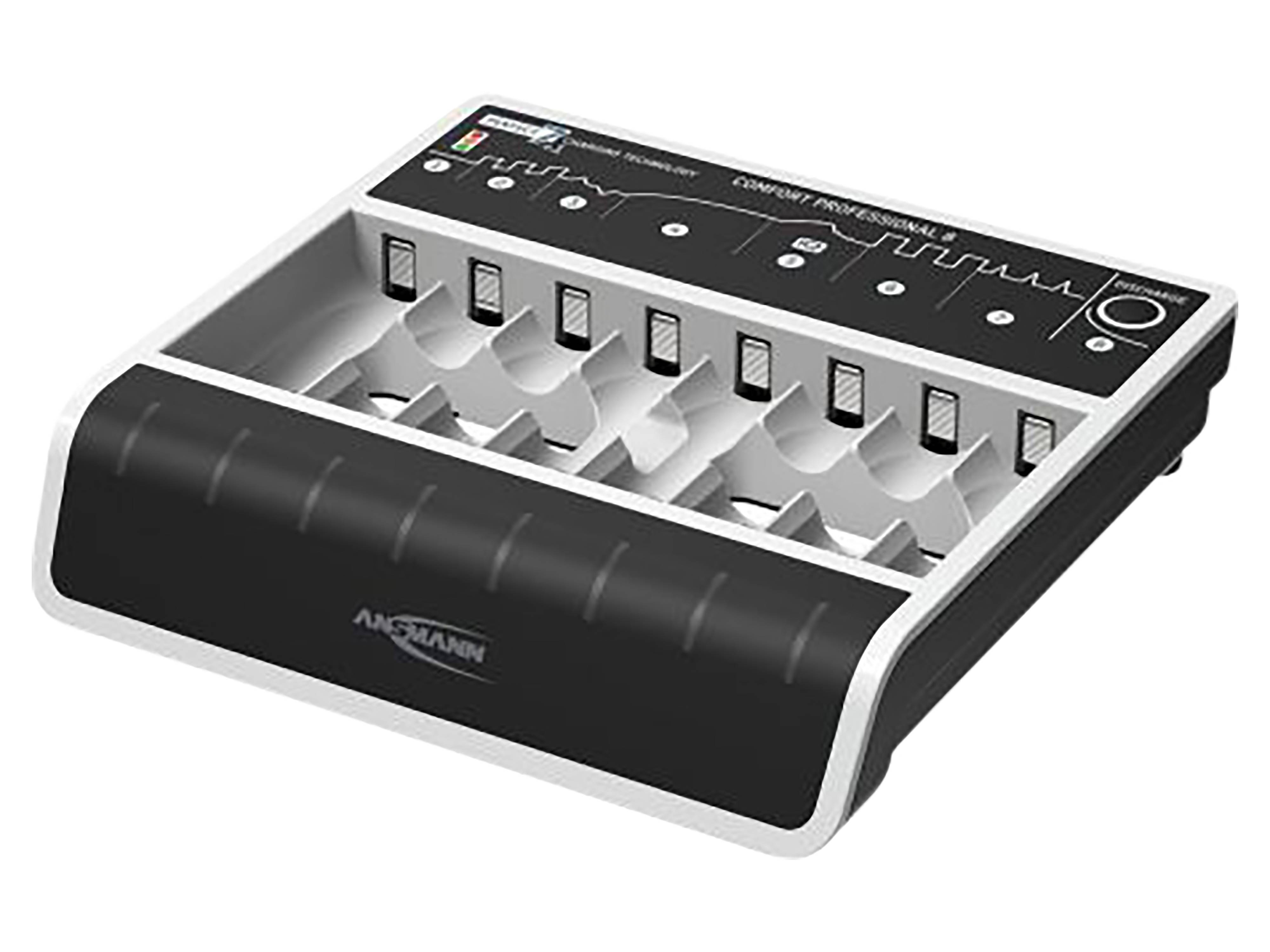 ANSMANN USB-Akku-Ladegerät Comfort Professional 8, 1...8 NiMH, für AAA/AA