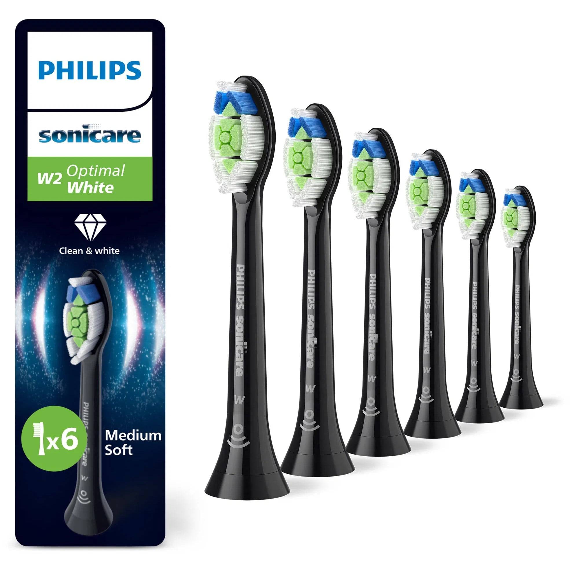 Philips Sonicare HX6066/88 Optimal White Ersatzbürstenköpfe 6er-Pack