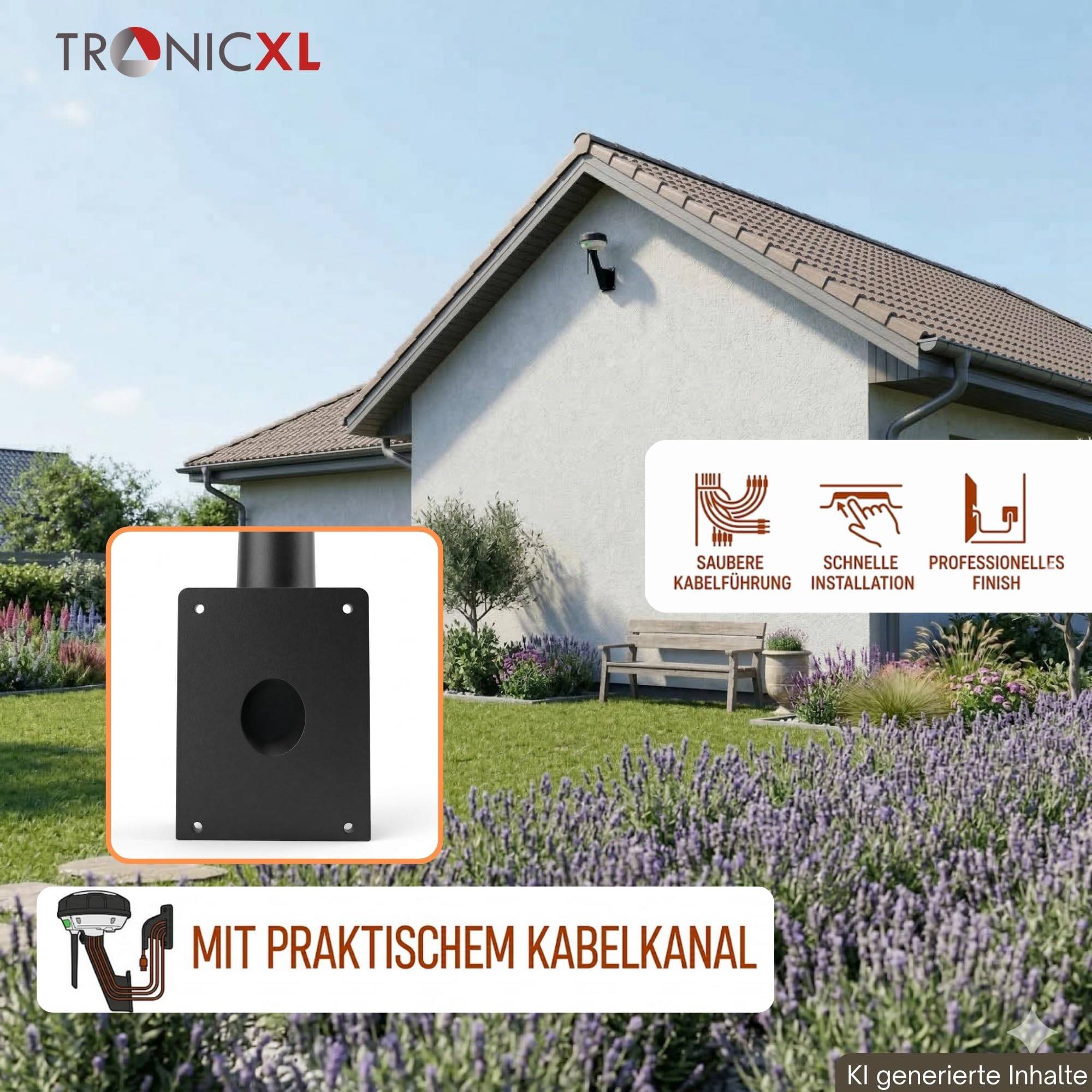 Wandhalterung passend für Mammotion für RTK Antenne Luba | Luba 2 | Yuka I AWD Rasenmäher Roboter Zubehör