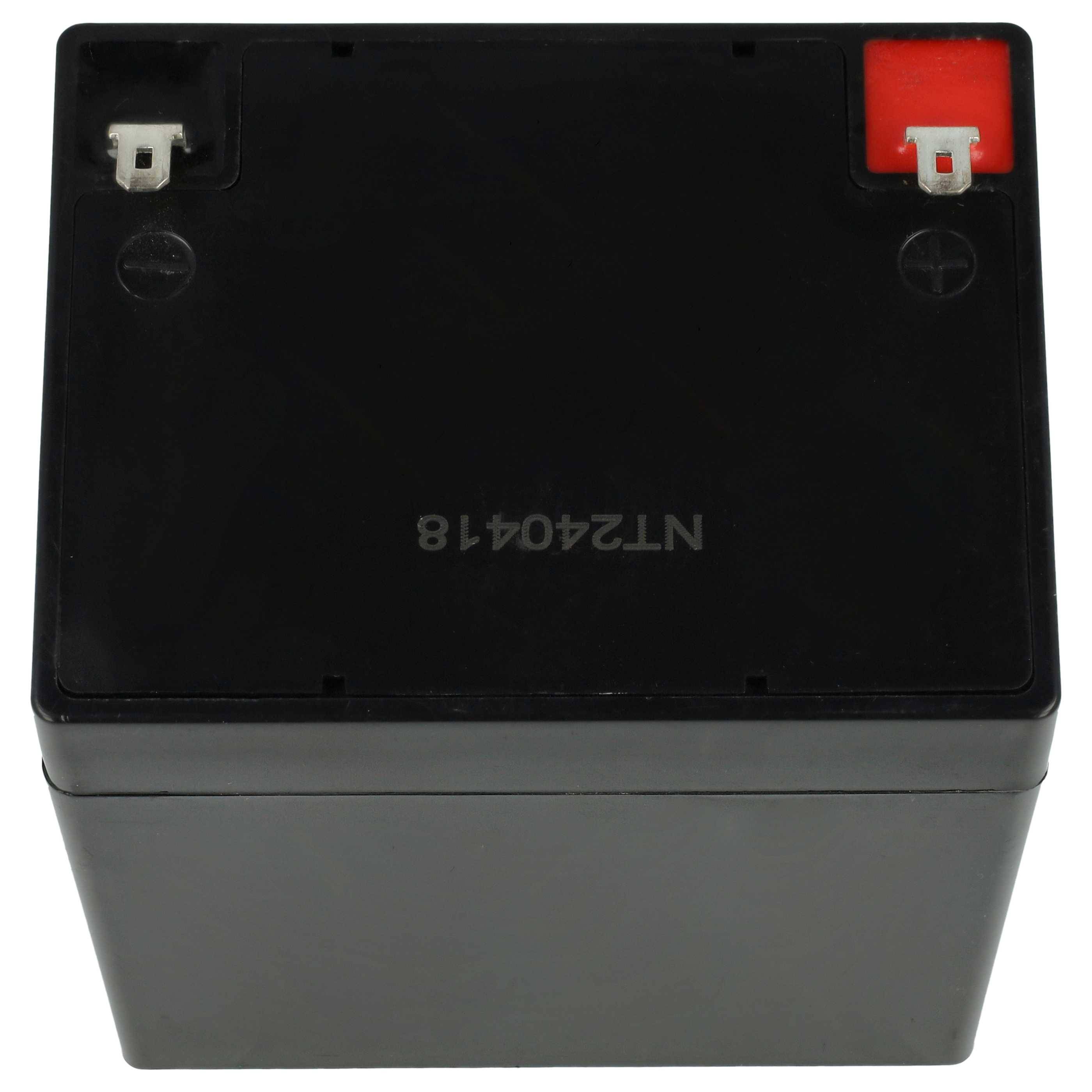 vhbw 2x Akku kompatibel mit APC RBC30, RBC46, RBC43, RT1245, RBC 44 USV (4500 mAh, 12 V, AGM)