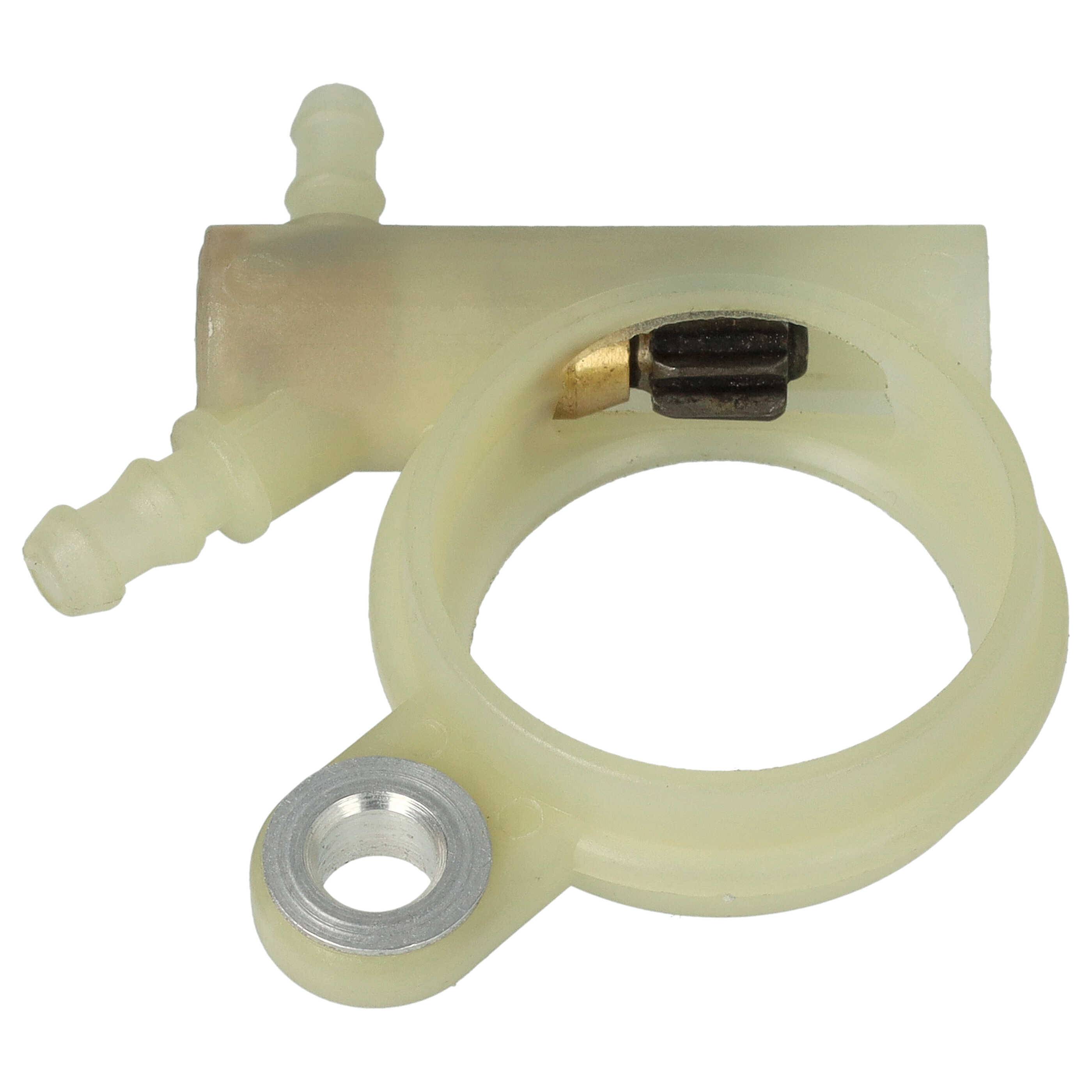 vhbw Ölpumpe kompatibel mit Stihl MS 231 C-BE, MS 231 2-Mix, MS 231, MS 231C Motorsäge - Kunststoff / Eisen, 4,9 x 4,7 x 1,1 cm, Einstellbar