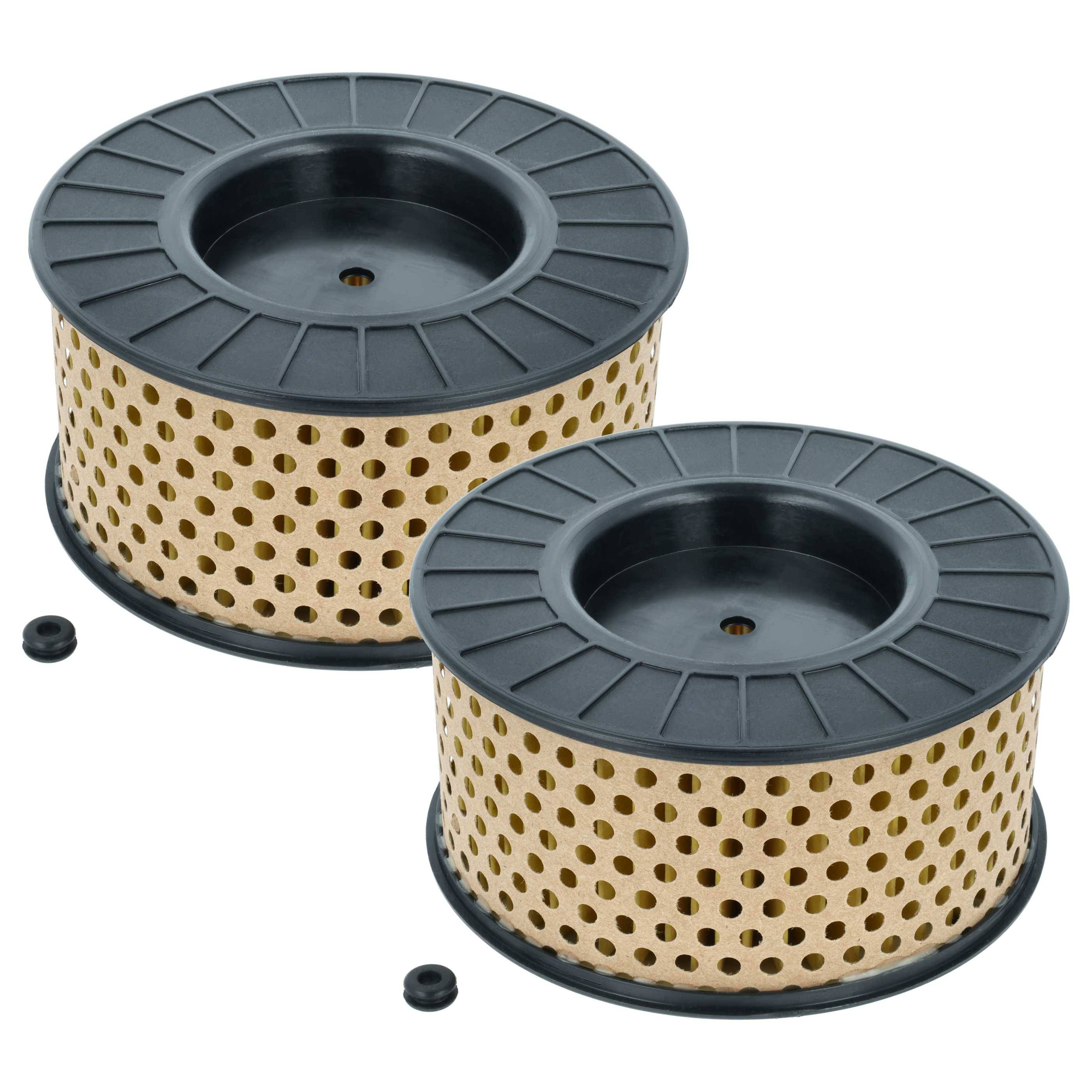 vhbw Filterset Ersatz für Stihl 4221-141-0300, 4221 141 0300 für Trennschleifer - 2x Luftfilter Orange Schwarz