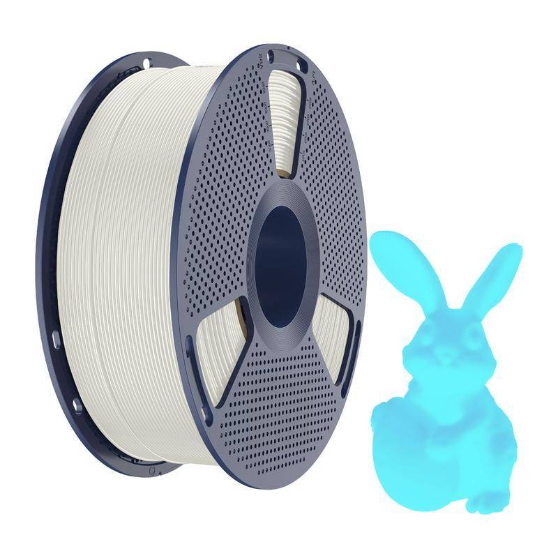 Sunlu PLA Glow In The Dark Filament, 1,75mm, 1kg - Farbton: White to Blue
