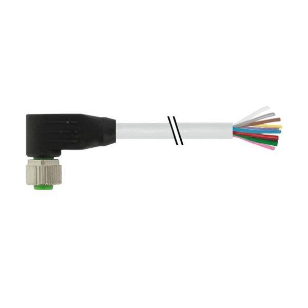 Murrelektronik M12 Bu. 90° A-kod. freies 7000-19061-3012000
