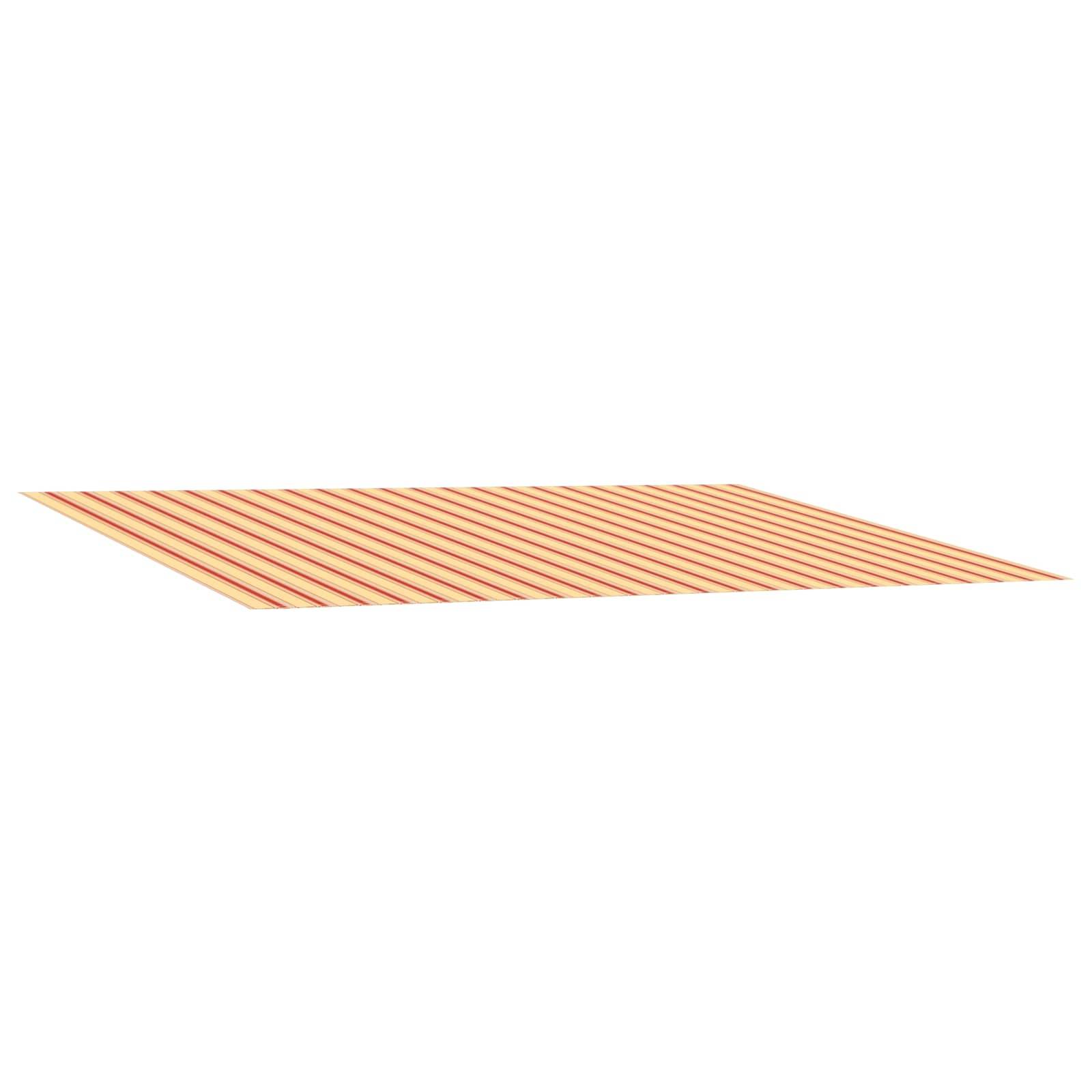 vidaXL Markisenersatzstoff Mehrfarbig 500 x 350 cm Polyester