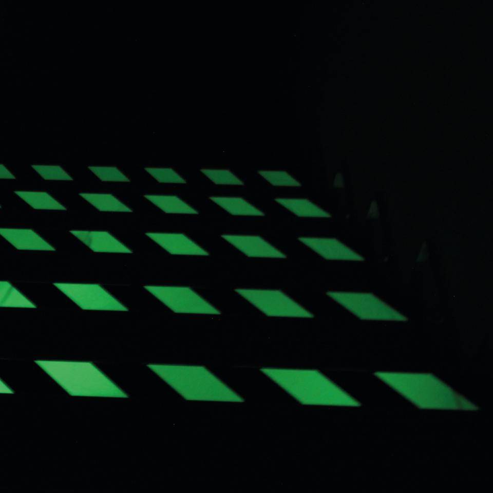 PERMALIGHT® power Antirutschbelag Extrem Kleber R13,schwarz/gelbschraffiert,50mmx6m