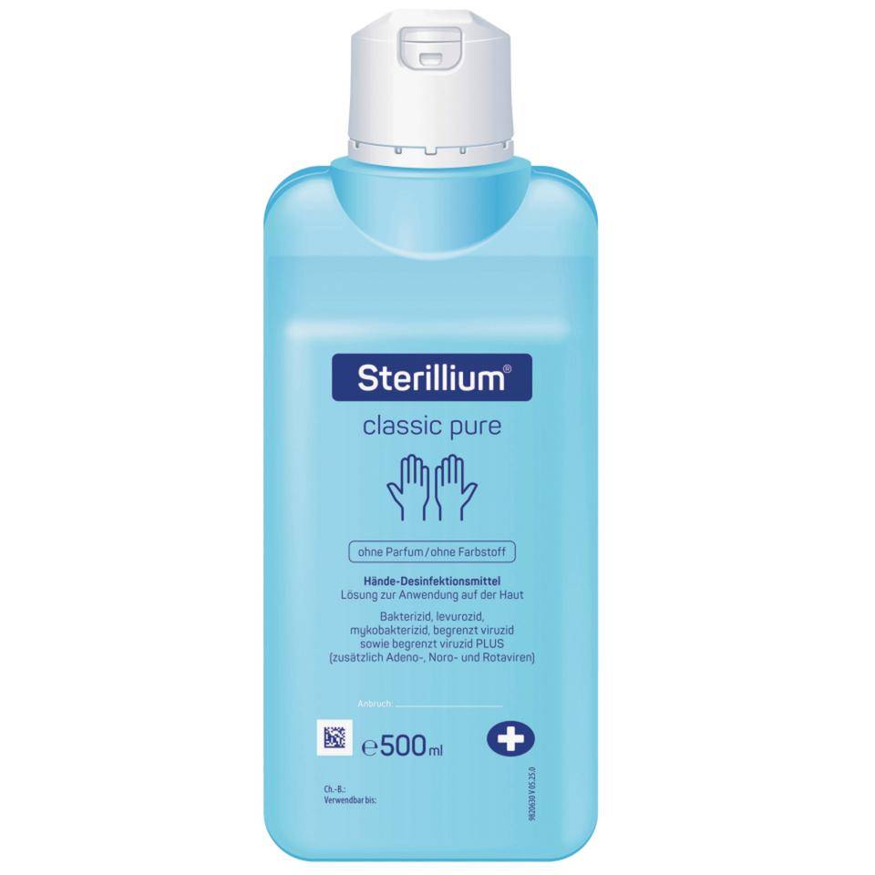 HARTMANN Handdesinfektionsmittel Sterillium® classic pure, zum Einreiben, 500 ml/Flasche