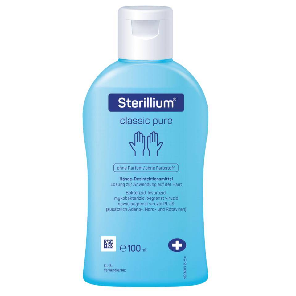 HARTMANN Handdesinfektionsmittel Sterillium® classic pure, zum Einreiben, 100 ml/Flasche