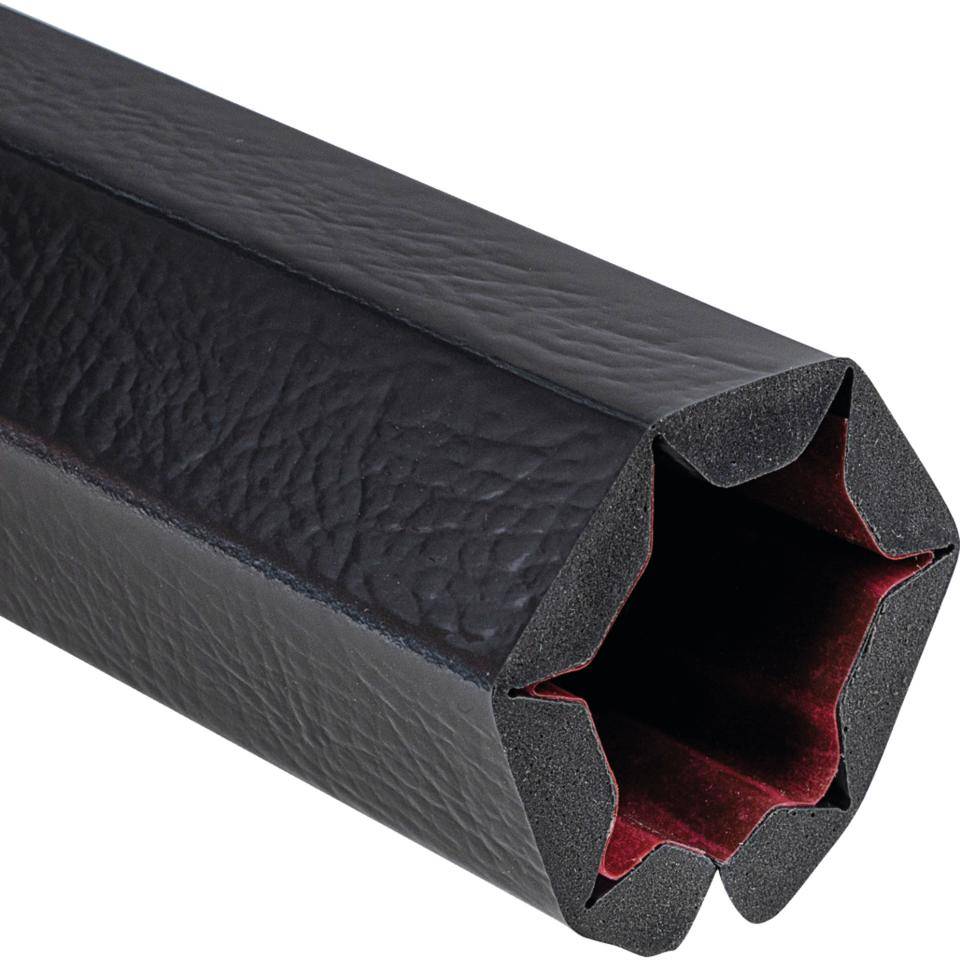 Knuffi Universalschutzprofil Typ U, schwarz, Polyurethanschaum, Breite 150mm , Höhe 10mm, Länge 1m