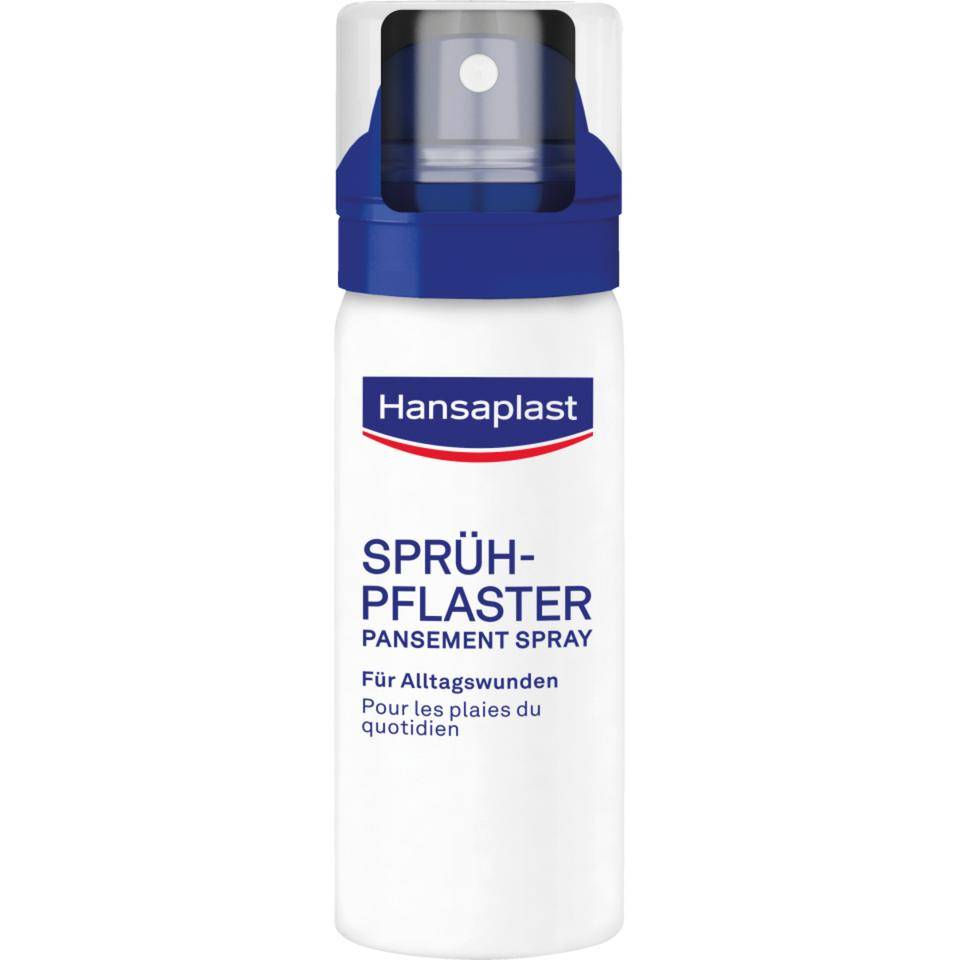 Hansaplast® Zweite Haut Sprühpflaster, unsichtbarer Schutzfilm, wasserfest, 40 ml