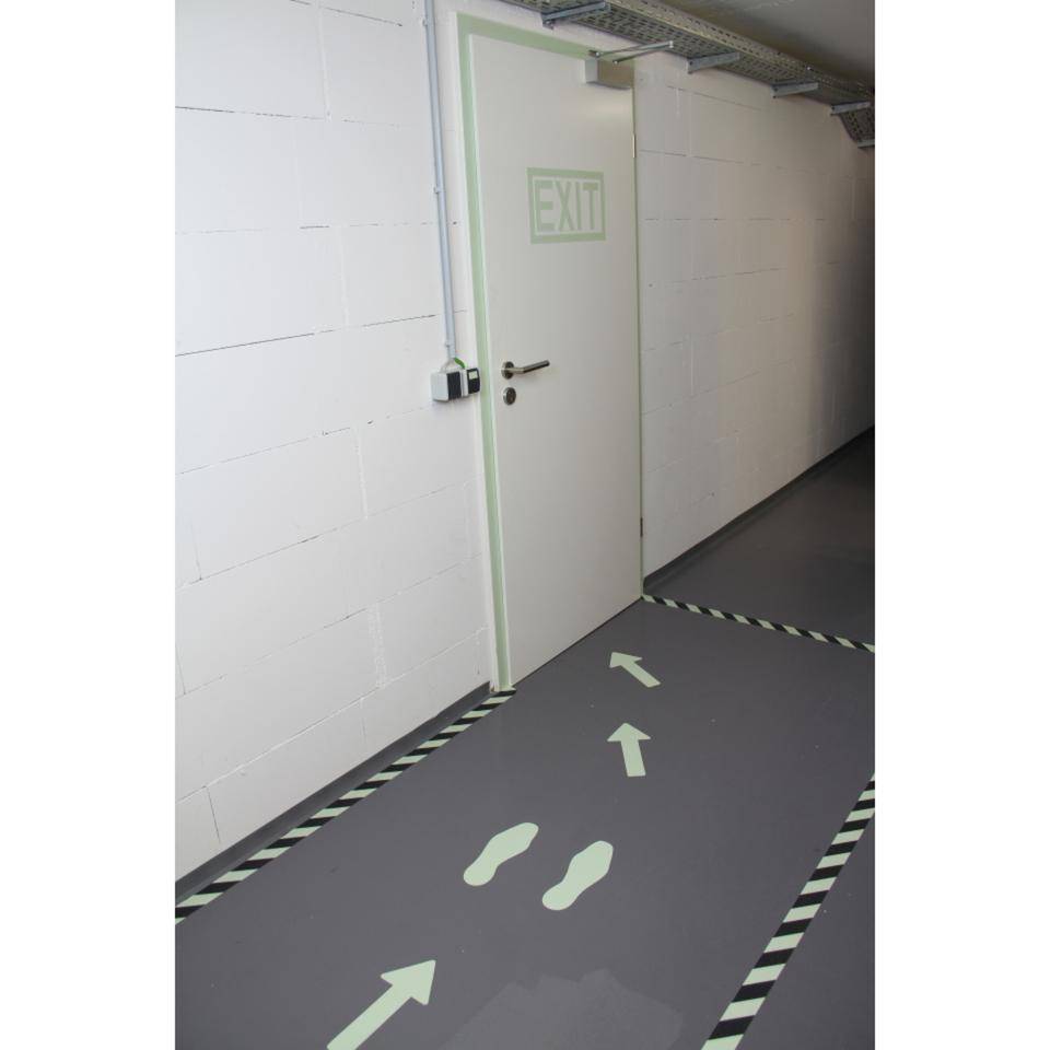 PERMALIGHT® power Antirutschbelag Extrem Kleber R13,lang nachleuchtend,50mmx6m