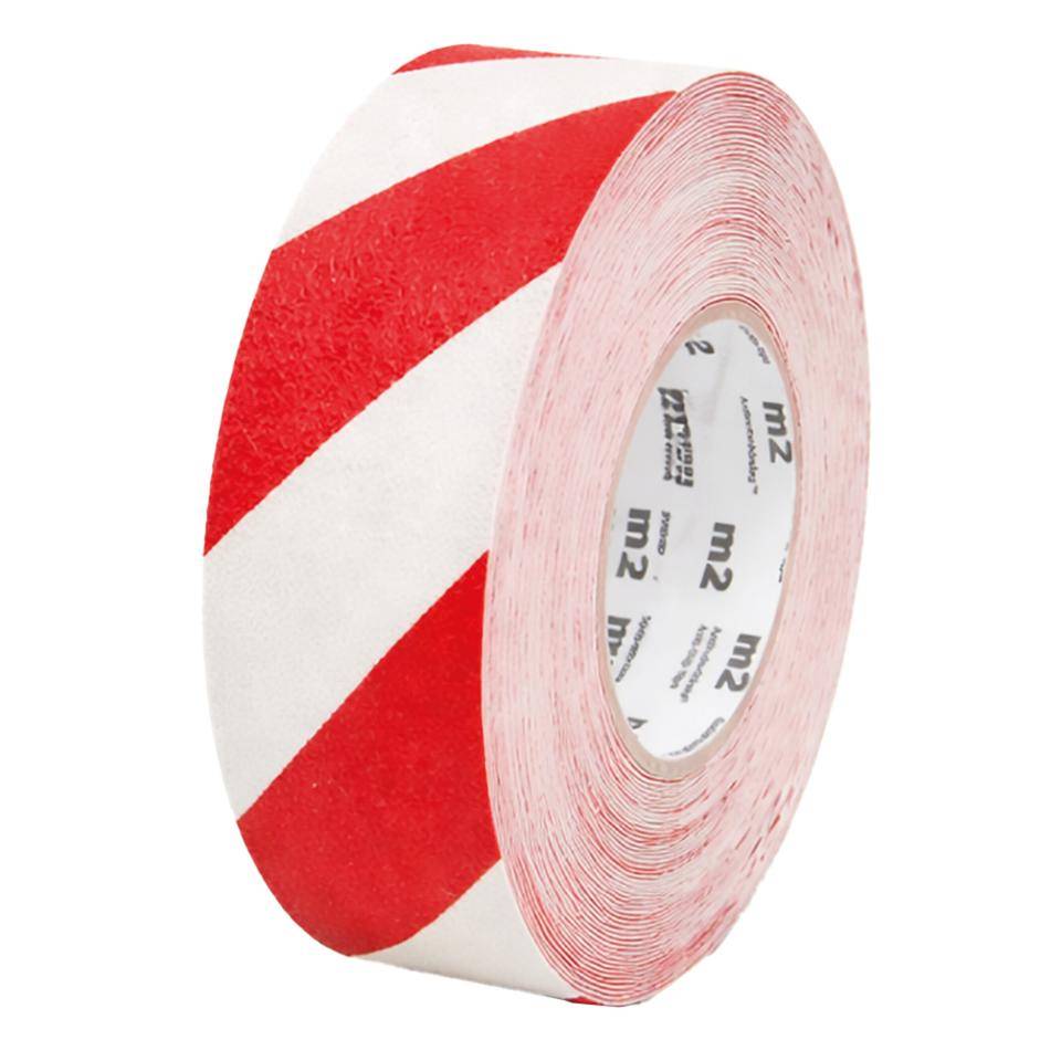 K.57 Antirutschbelag Simple-Cleaning,R10,rot/weiß,Vinyl,50mm,18,3m/Rolle