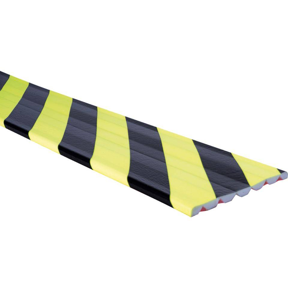 Knuffi Universalschutzprofil Typ U, neon/schwarz, Polyurethanschaum, Breite 150mm , Höhe 10mm, Länge 1m