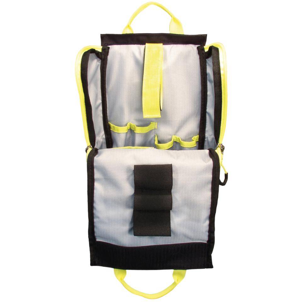 TEE_UU Magnet-Tasche, mit Griffschlaufen und diversen Einsteckfächern, schwarz, Polyester, Reflex, 390g, 240x160x90mm