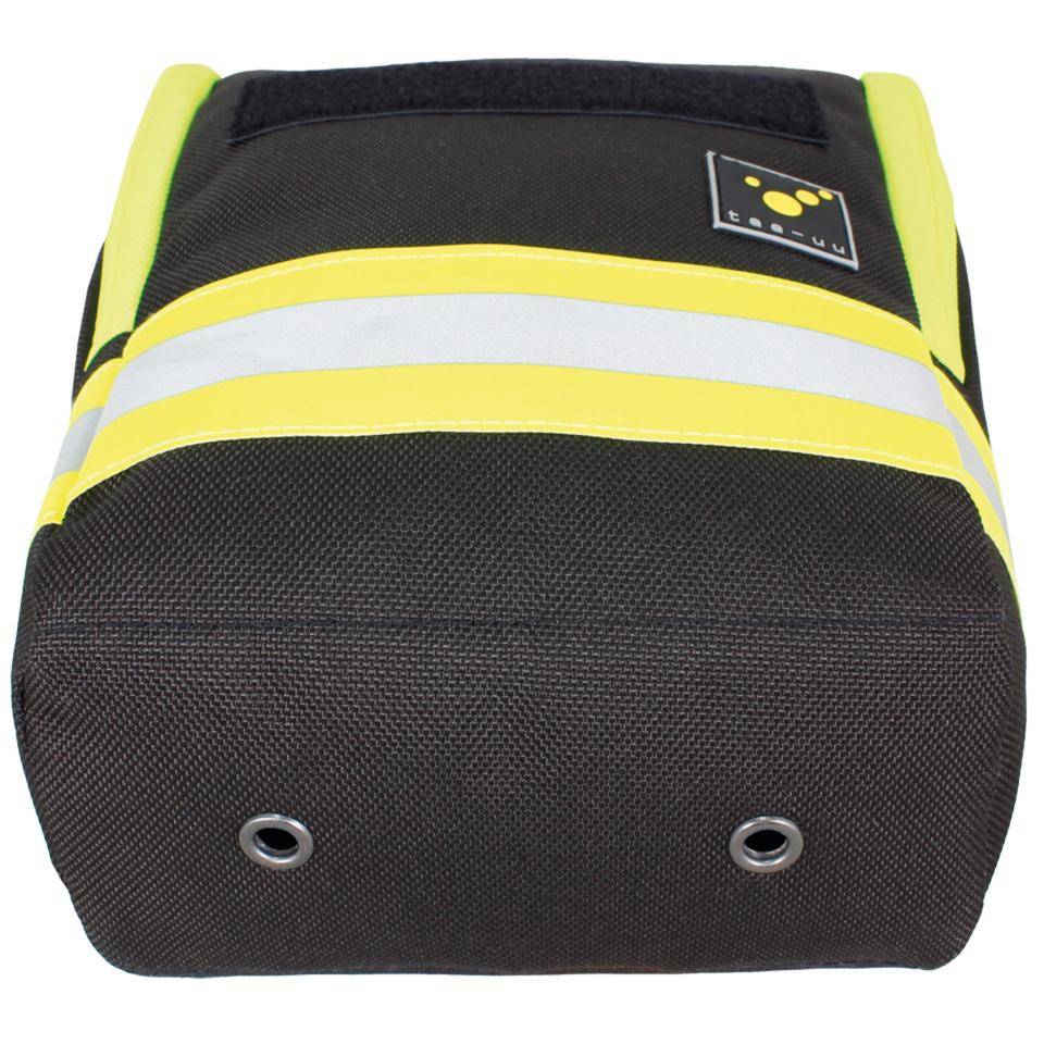TEE_UU Magnet-Tasche, mit Griffschlaufen und diversen Einsteckfächern, schwarz, Polyester, Reflex, 390g, 240x160x90mm