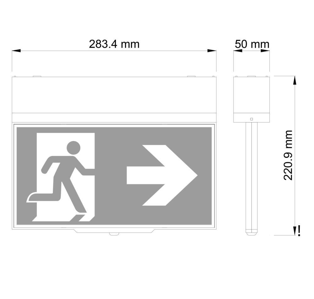 Fischer Rettungszeichenleuchte R1-UE83R.19