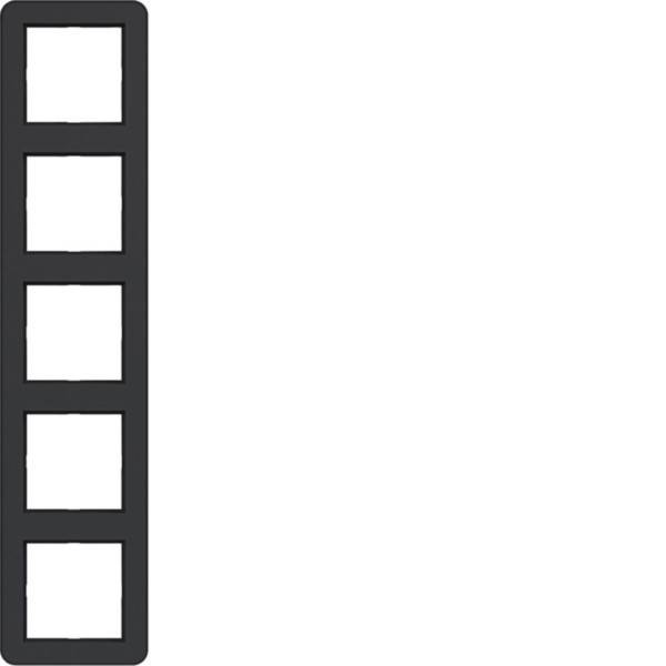 Symbol eines vertikalen Filmstreifens mit fünf leeren Bildern auf dunklem Rand, das Video- oder Medieninhalte darstellt.