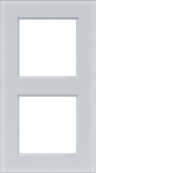 Hager Rahmen 2fach A.8 Glas WAD8200GWM