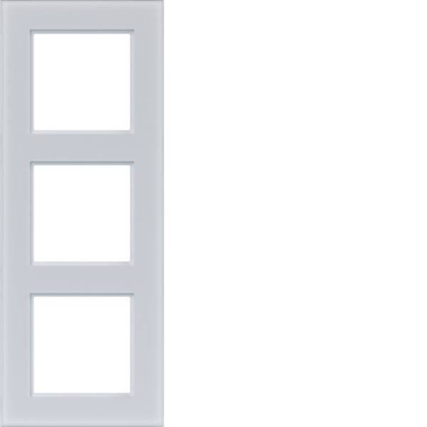 Hager Rahmen 3fach A.8 Glas WAD8300GWM