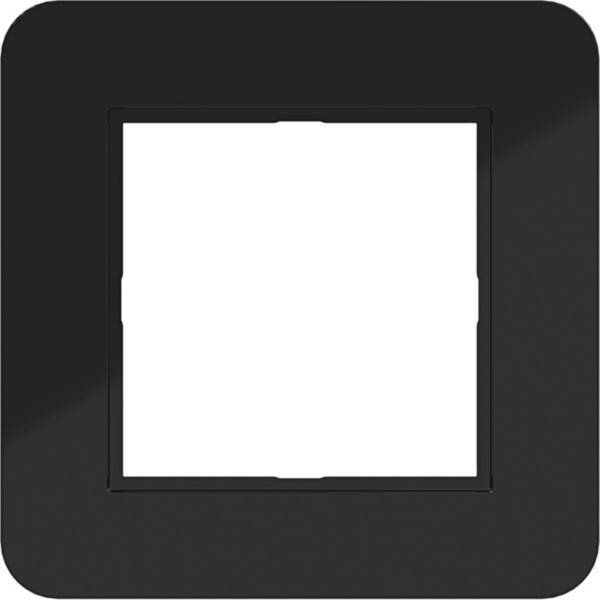 Weißes Quadrat mit unscharfen Kanten, zentriert in einem dunkelgrauem gerundeten Rahmen, ähnelt einem leeren Foto- oder App-Symbol-Platzhalter.