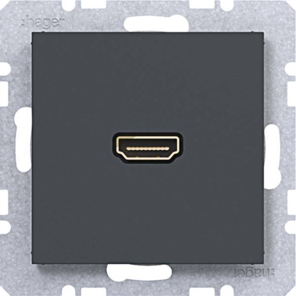 Hager High Def. Steckd. Ax/Cx WAF4379AT