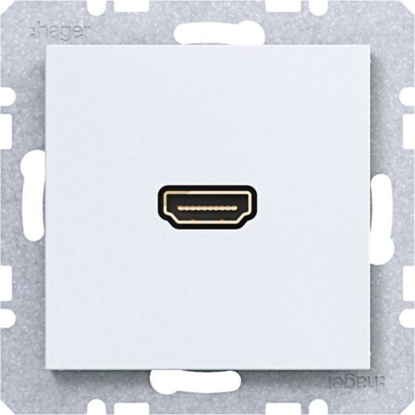 Hager High Def. Steckd. Ax/Cx WAF4379WM