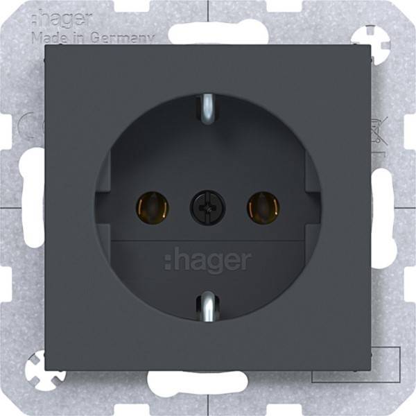 Hager Steckd. SCHUKO Steckkl. WAS1100AT