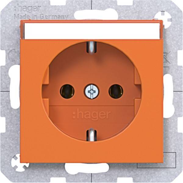 Hager Std. SCHUKO B.feld SK WAS1101AP