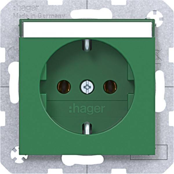 Hager Std. SCHUKO B.feld SK WAS1101GR