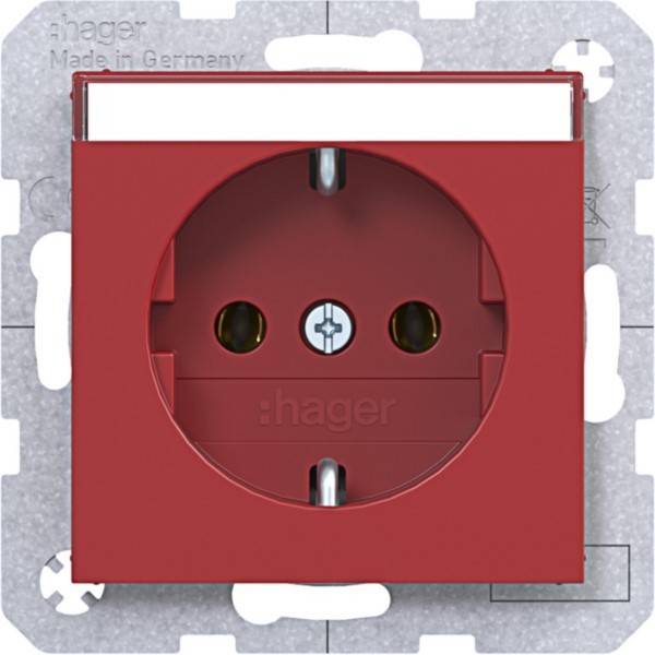 Hager Std. SCHUKO B.feld SK WAS1101RG