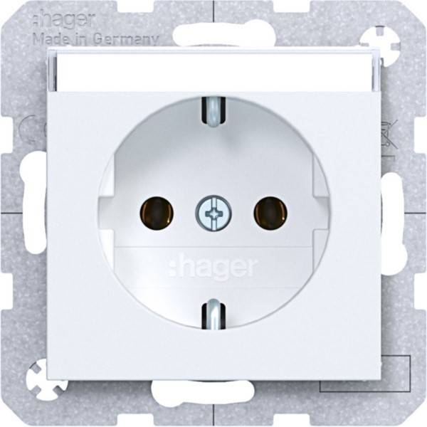Hager Std. SCHUKO B.feld SK WAS1101WM