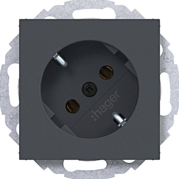 Hager Std. SCHUKO 45° St.-kl. WAS1105AT