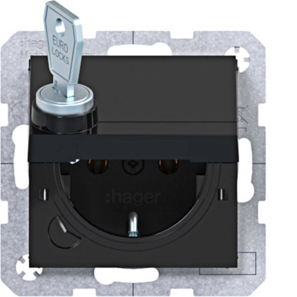 Hager SD SCHUKO KLD Ax/Cx WAS1115BG
