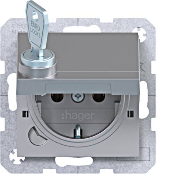 Hager SD SCHUKO KLD Ax/Cx titan WAS1115TA