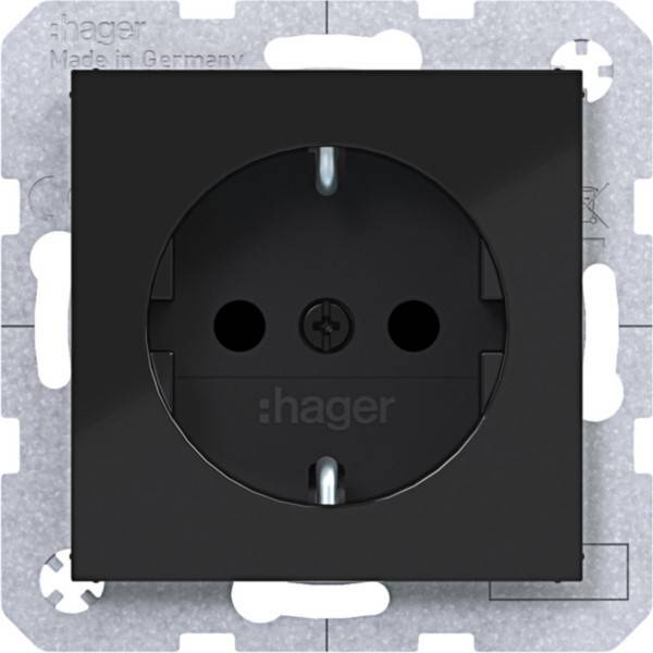 Hager Std. SCHUKO erh. BS SK WAS1200BG