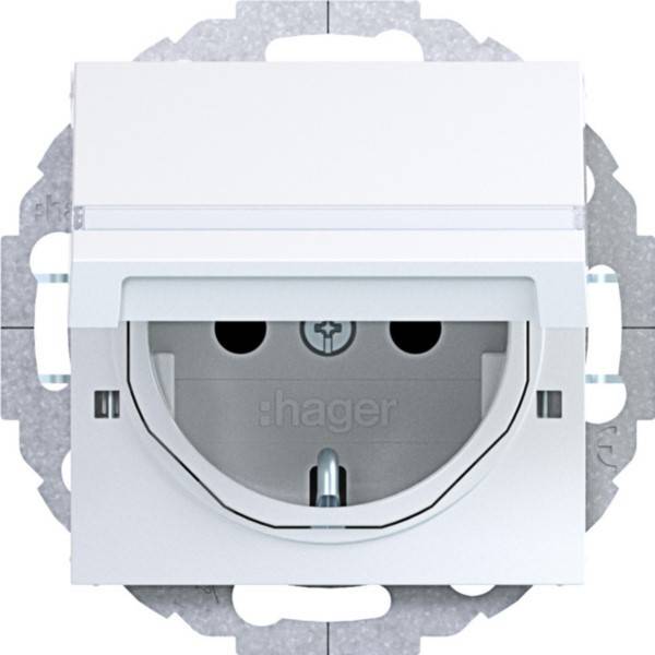 Hager SD SCHUKO KLD BF EHBS WAS1214WG
