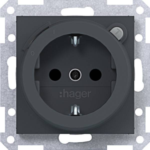 Hager SD SCHUKO FI erh. BS WAS1261AT